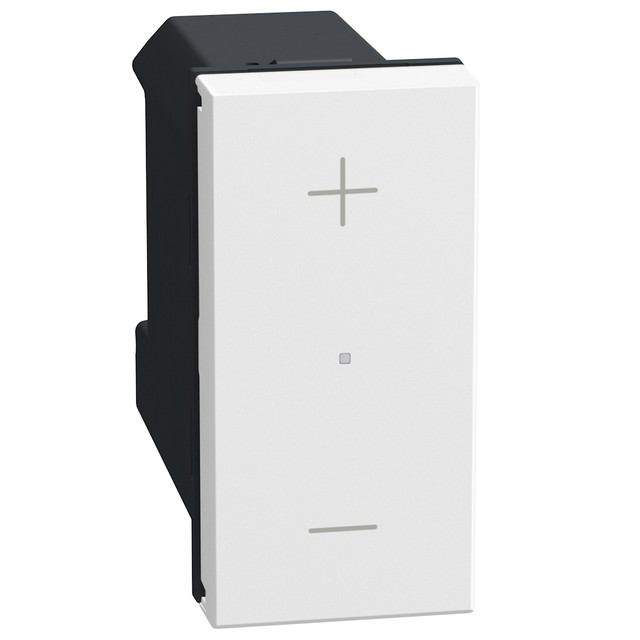 BTicino Universal pushbutton dimmer - with neutral, 3 wires - 1 module - white — YW4418
