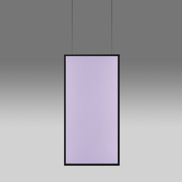 Artemide Discovery Space Rectangular - White Violet Integralis - Bronze - App Compatible — 2002060IN1APP — manufacturer representative image