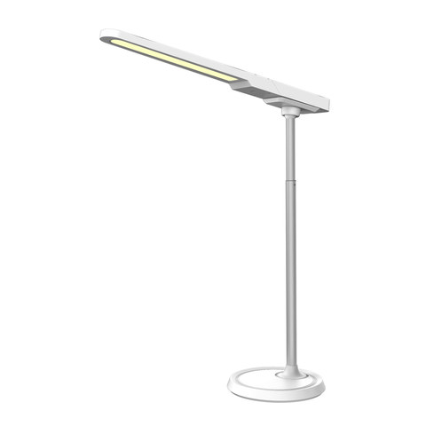 ACA Lighting DESK LAMP WHITE ALUMINUM + ABS LED SMD 8W CCT 3000K-4100K-6300K IP20 — manufacturer representative image