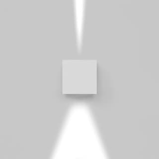 Artemide Effetto 14 Square 1 large beam + 1 narrow beam Grey/white — T4201NLW00