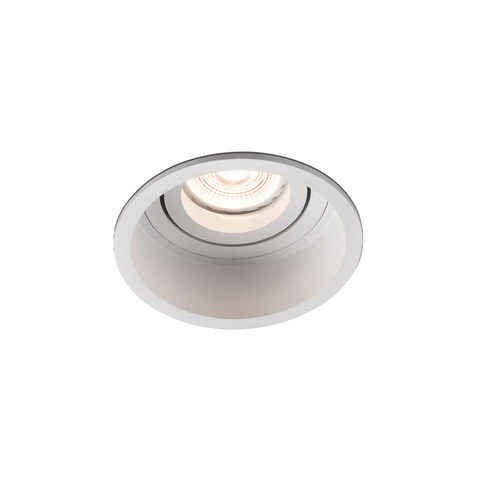 Faro Barcelona HYDE R White adjustable round recessed lamp — manufacturer representative image