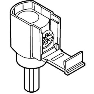 BTicino Terminal in aluminium 50 mm2 for circuit breakers with 1.5 modules for pole — F80ALU63