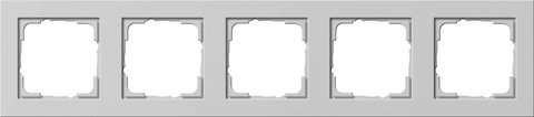 Gira E2 cover frame grey matt grey matt (lacquered) — 021537