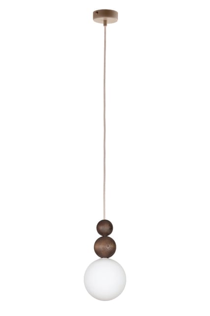 Sigma Pendant lamp RONA 2 drewno ciemny brąz 41681