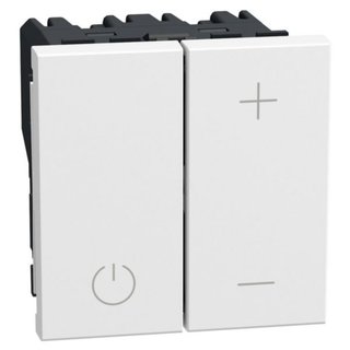 BTicino pushbutton dimmer output 0 - 10 V for ballast - 2 modules - white — YW4410
