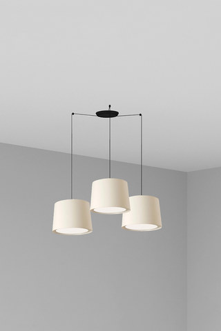 Faro Barcelona CONGA 3L White pendant lamp 500 — manufacturer representative image