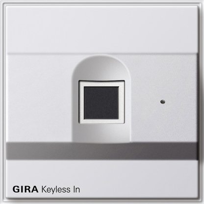 Gira Keyless In Fingerprint reader pure white TX_44 — 261766