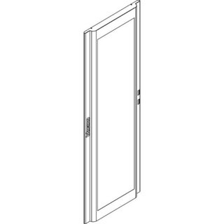 BTicino Curved glass door for cabinets HDX 600x2000mm — 91865S/60VR2