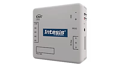Intesis Fujitsu RAC and VRF systems to KNX Interface with binary inputs (to remote controller) — INKNXFGL001R000