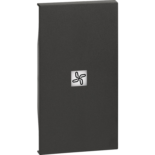BTicino Lightable cover with fan symbol — KG01M2RN