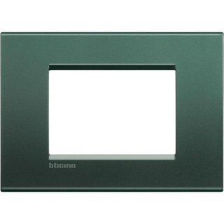 BTicino Square cover plate 3 modules - park — LNA4803PK