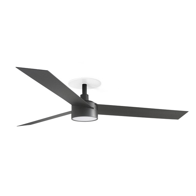 Faro Barcelona CRUISER RECESSED L LED Ceiling fan black 20W SWT — 34291R1S