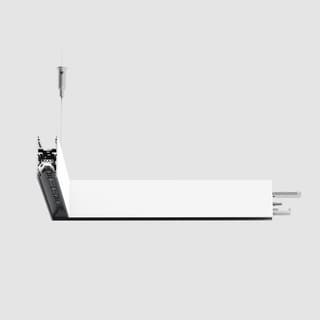 Artemide A.24 - Suspension Diffused Emission - 90° Angle (same plane) - Direct Emission - 4000K - White — AQ41501