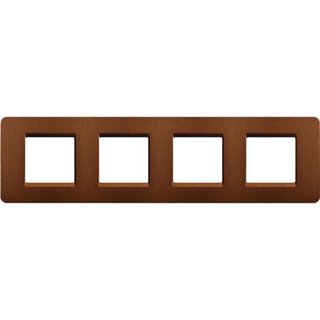 BTicino Matix - plate 2+2+2+2 horizontal Terracotta — AM4802/4RT