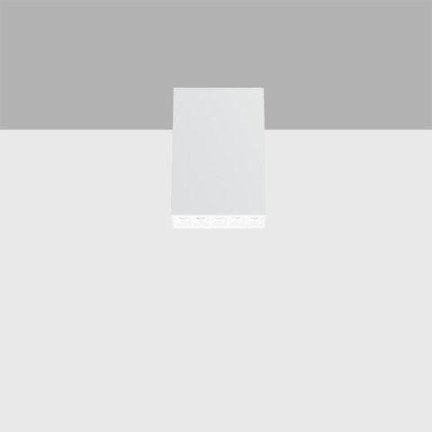 iGuzzini EJ58 — Ceiling-mounted luminaire with 5 optical elements for LED lamps - fixed optics with metallised thermoplastic high definition Opti-Beam reflectors — manufacturer representative image