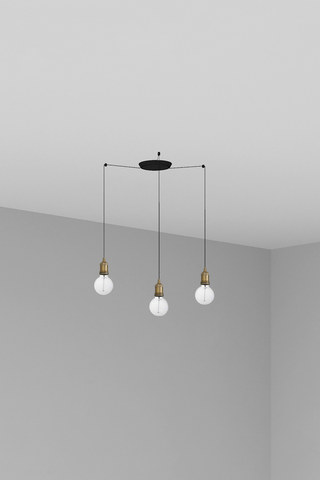 Faro Barcelona ART 3L Old gold pendant lamp — manufacturer representative image
