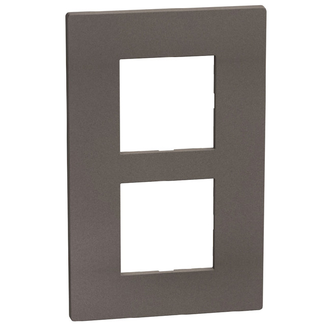 BTicino Light Now - Coverplate 2+2 modules - moka stone — YA4832M2GM