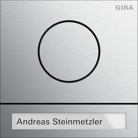 Gira System 106 door station module aluminium — 5565916
