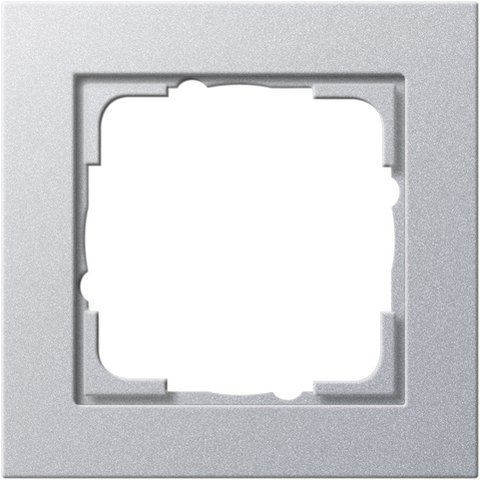 Gira E2 cover frame colour aluminium colour aluminium (lacquered) — 021125