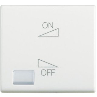BTicino Key cover ON/OFF 2 modules — AM5911/2AI