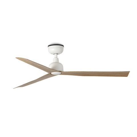 Faro Barcelona MARINE M White/oak ceiling fan IP44 — manufacturer representative image