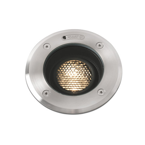 Faro Barcelona GEISER 130 10° Grey adjustable inox recessed — manufacturer representative image