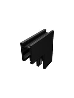 Zambelis 2512 VERTICAL INNER CORNER FOR SURFACE MAGNETIC TRACKS 5MM ,BLACK MATT