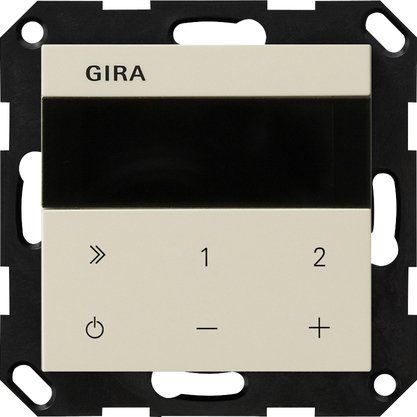 Gira IP flush-mounted radio cream white glossy System 55 — 232001