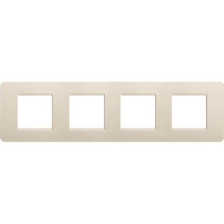 BTicino Cover plate 2x4P 71mm horizontal — AM4802/4AV
