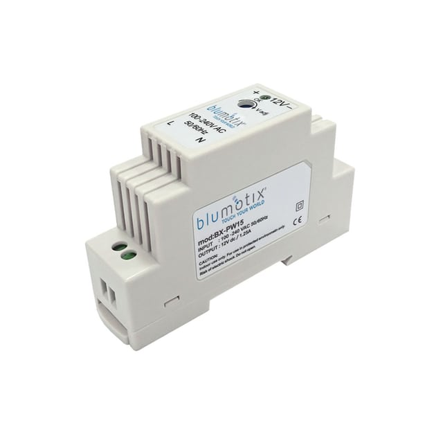 Blumotix 12 V / 15 W auxiliary power supply — BX-PW15