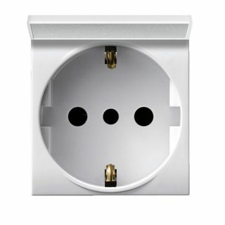 AVE SCHUKO SOCK. P30 16A+COVER DOMUS 2M — 441090TSS