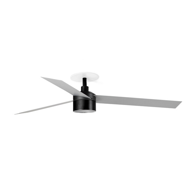 Faro Barcelona CRUISER RECESSED TEK L Black/aluminium fan 4000K — 34286R3C — manufacturer representative image