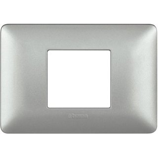 BTicino Cover plate 2 modules centred — AM4819MSL