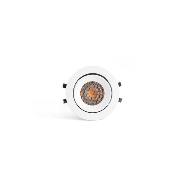 Faro Barcelona KIVI White adjustable recessed 7W 2700K 36° IP44 — 43903