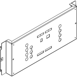 BTicino Fixing plate for M1 160 horizontal plug-in version rear terminals width = 600mm — 9541PR160N