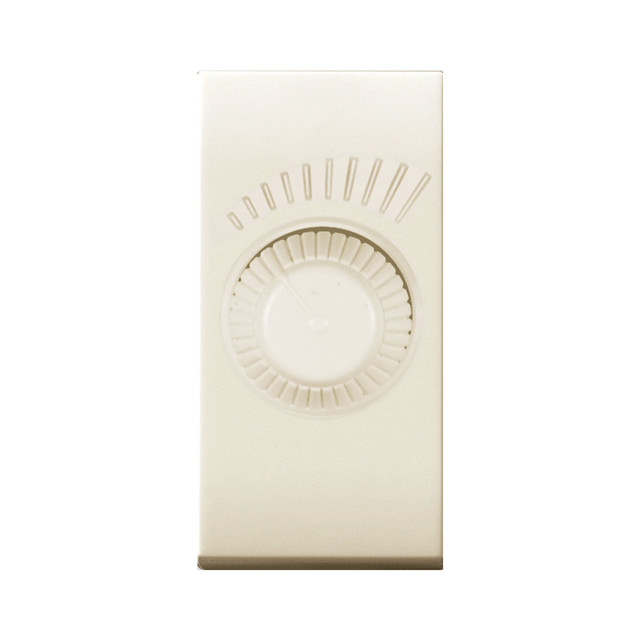 AVE UNIVERSAL DIMMER 3-120W, REGULATION WITH ROTARY POTENTIOMETER – CLASS SERIES, IVORY COLOR GLOSSY FINISH – 1 MOD. — 449048UR