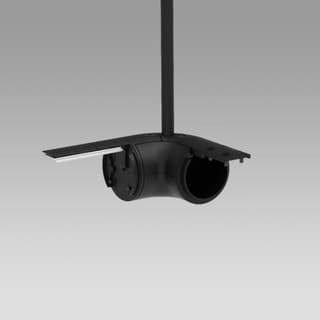 Artemide Gople System - Track - 90° Right Angle - Black — CB40204