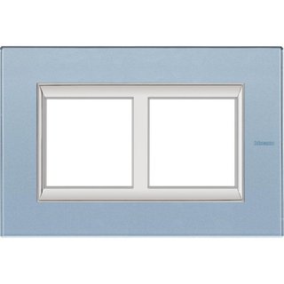 BTicino Rectangular cover plate 2x2P 57mm — HA4832/2VZS