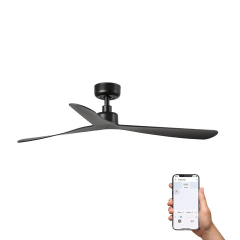 Faro Barcelona ROCKER L Ceiling fan black TUYA — manufacturer representative image