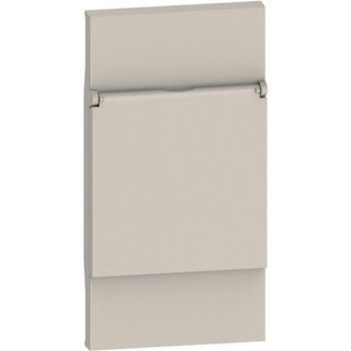 BTicino Cover with flap for German and French/Belgium std sockets — KM04P