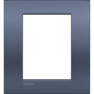 BTicino Cover plate AIR 3+3 modules - blue moon — LNC4826BM