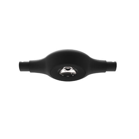 ACA Lighting LIGHT SOURCE DOUBLE CONNECTION CORNER SAND BLACK 5W 350LM CCT 2700K-4500K-6000K ANGEL 55 DC24V 78x111x30mm IP20 — manufacturer representative image