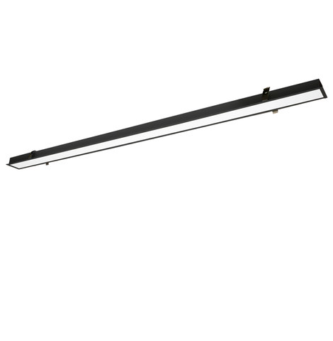 Viokef Linear Recessed L2260 3000K Black Dim. Station Ultra — manufacturer representative image