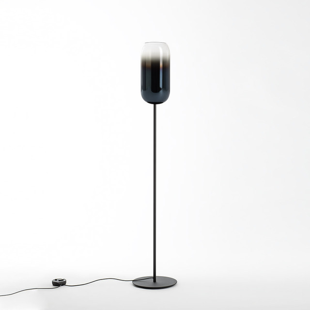Artemide Gople Floor - Black/Blue — 1410350A