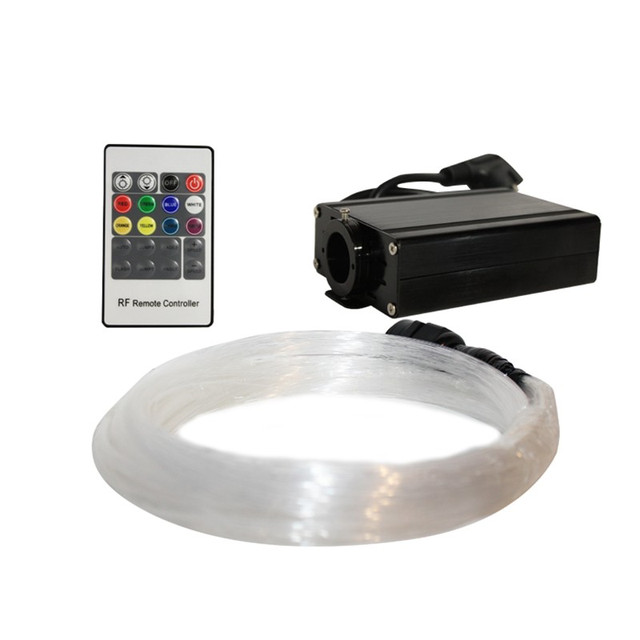 ACA Lighting LED 16W FIBER OPTIC KIT 0,75mm 25x2-3-4-5m & RF REMOTE — FIB01