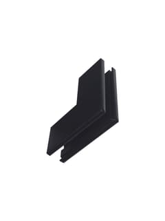 Zambelis 2513 VERTICAL OUTER CORNER 90° FOR SURFACE MAGNETIC TRACKS 5MM ,BLACK MATT