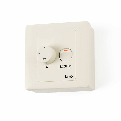 Faro Barcelona Wall Control 3 speeds white AC — manufacturer representative image