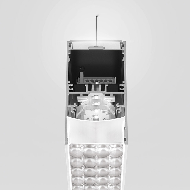 Artemide A.39 Suspension - 1184mm - Direct + Indirect Emission - 3000K - DALI - White — AT19401 — manufacturer representative image