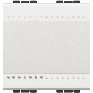 BTicino Pushbutton 1P NO 10 A 250 Vac with automatic terminals — N4005M2A