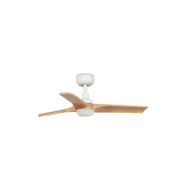 Faro Barcelona HEYWOOD S LED Ceiling fan white/pine 10W SWT — 338051S